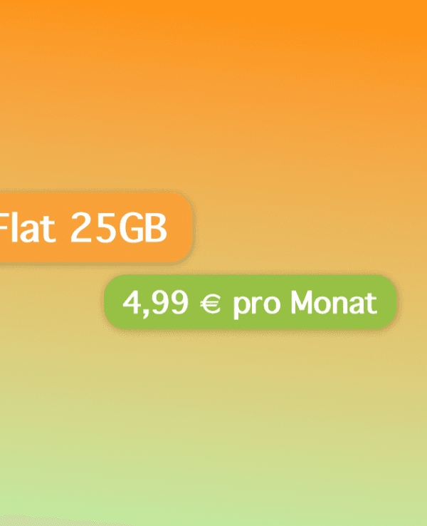Sim-Karte von Handyhelden mit Text-Infos zum Tarif.