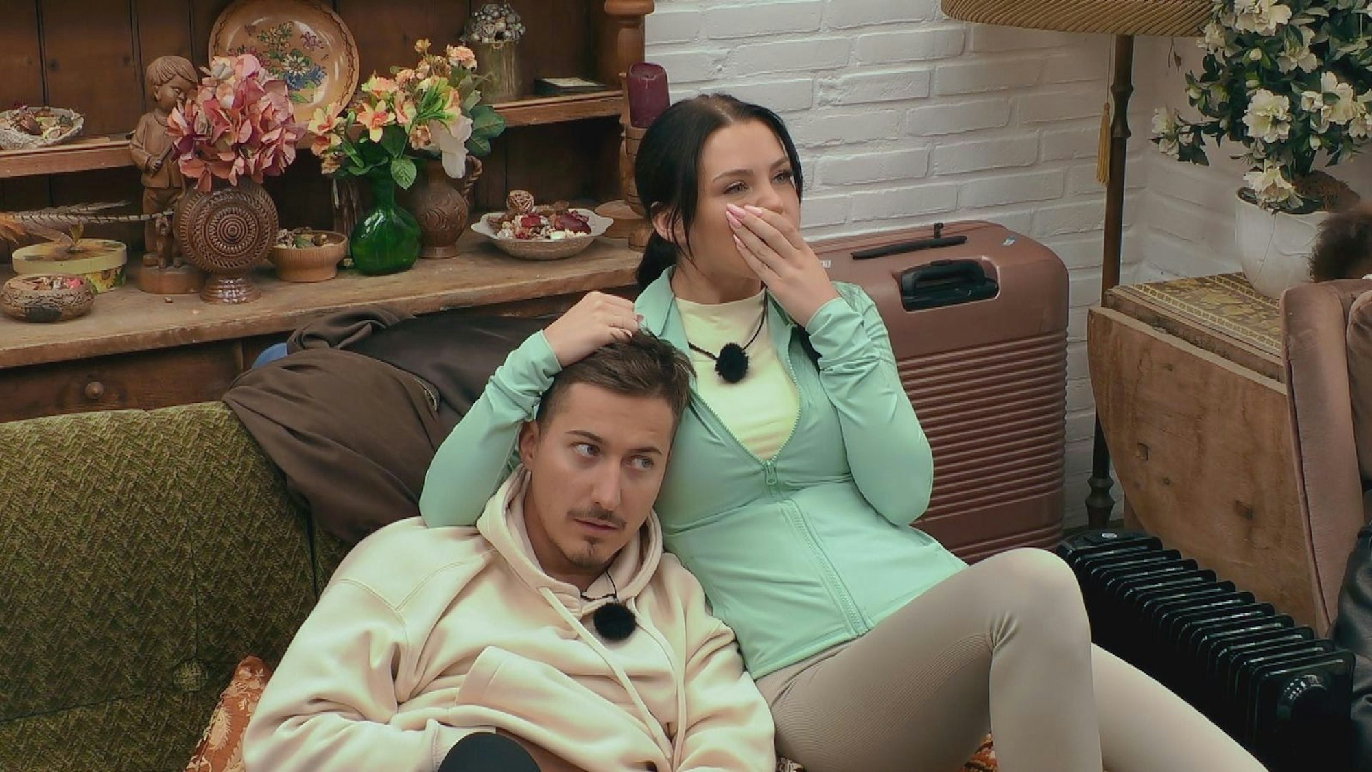 Die Harmononie zwischen Marvin und Jenny täuscht. (Bild: RTL)