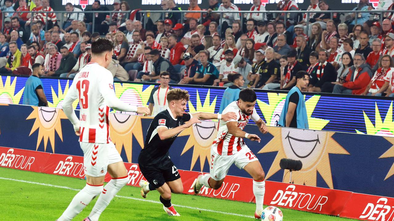 Jusuf Gazibegovic im Spiel gegen Freiburg.