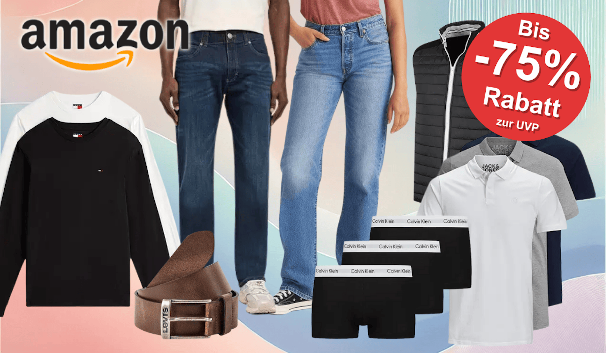 Darstellung von Produkten aus dem Fashion Sale bei Amazon
