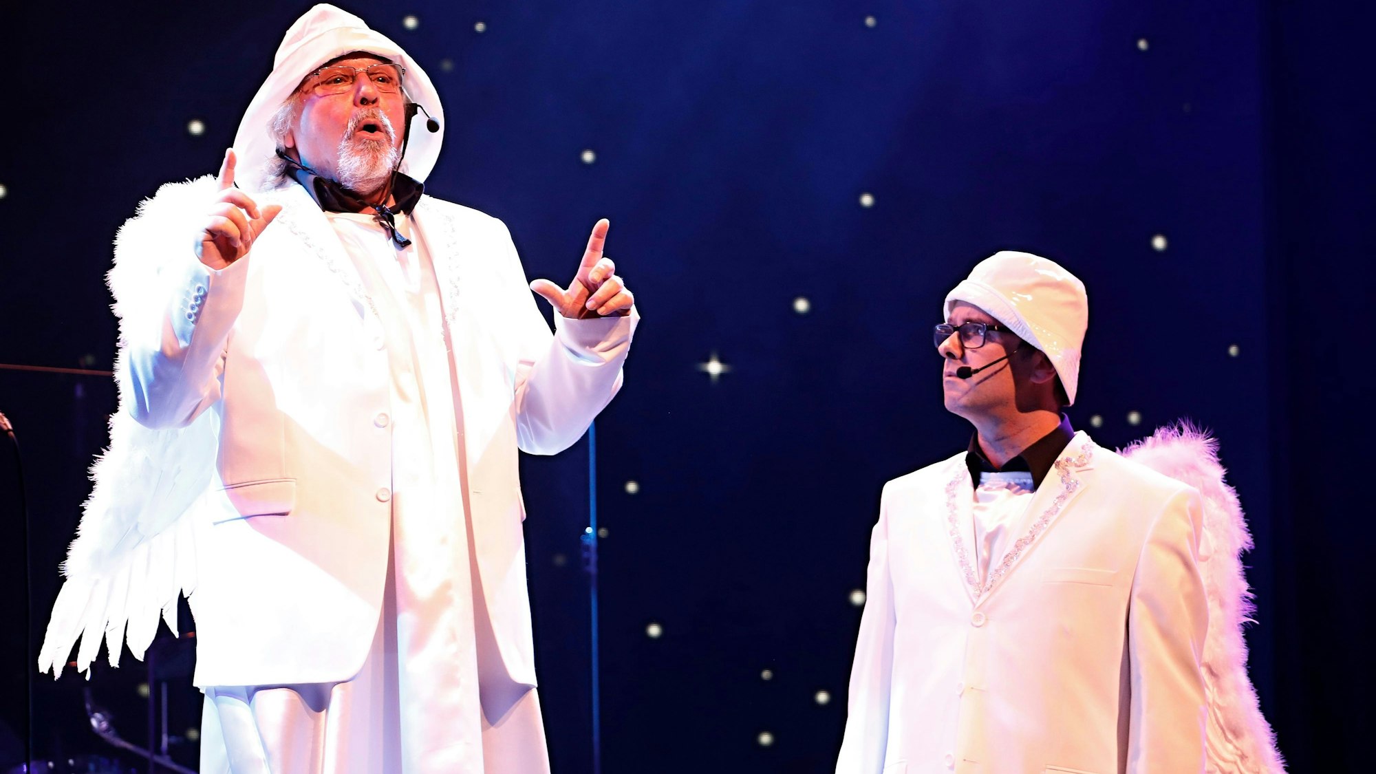 Tommy Engel mit Gaststar Marc Metzger auf der Bühne.