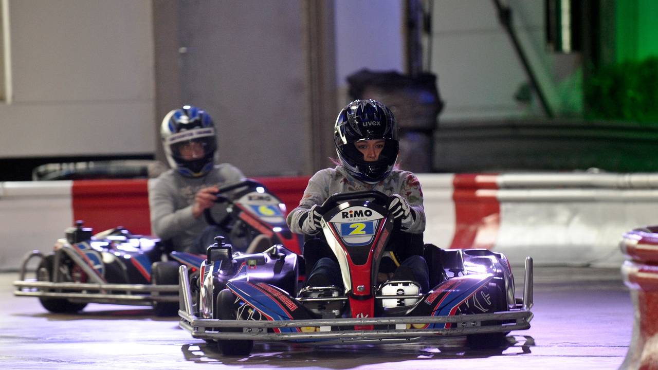 Kart fahren mit Yvonne de Bark, Cologne Kartcenter