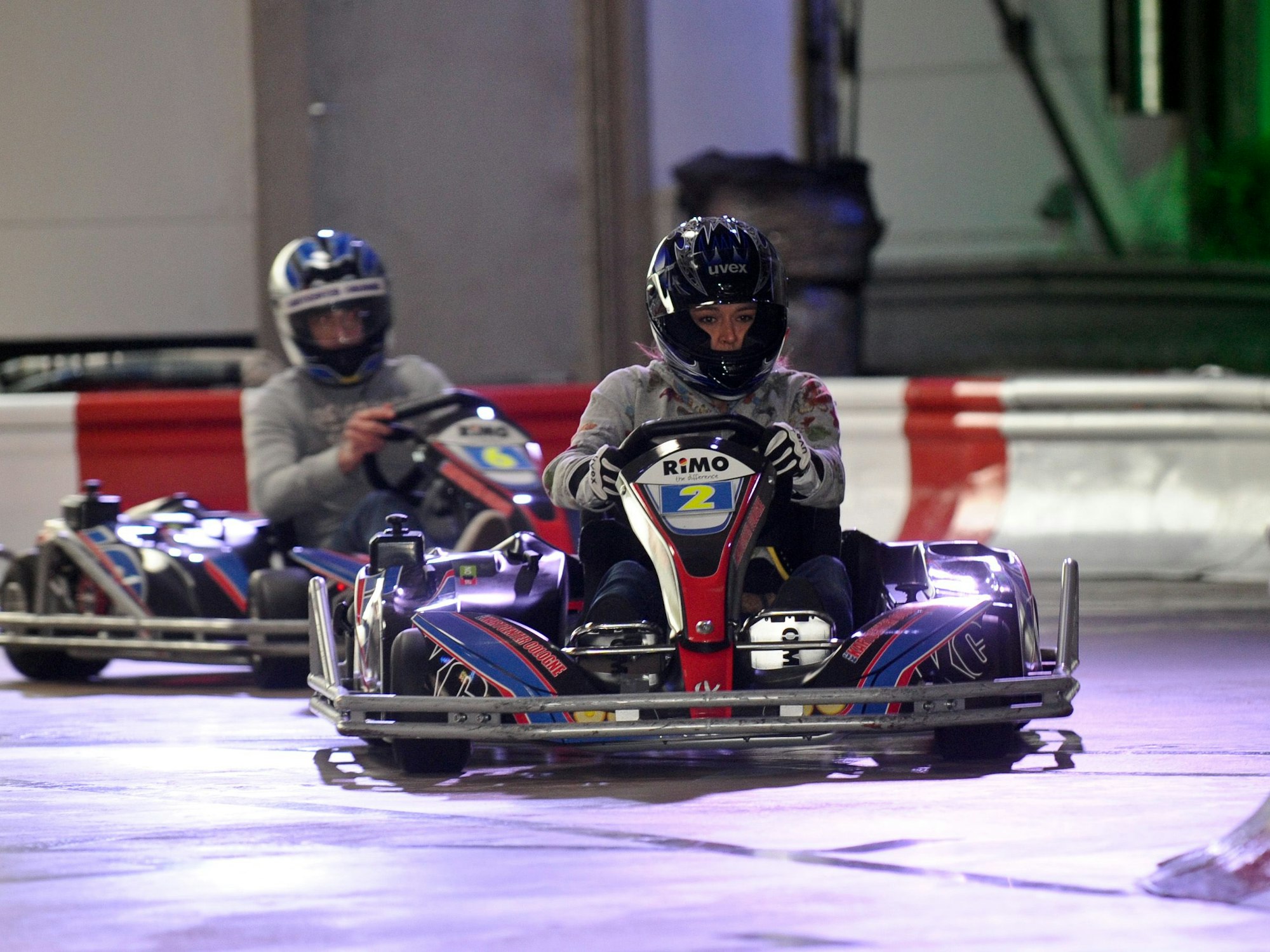 Kart fahren mit Yvonne de Bark, Cologne Kartcenter