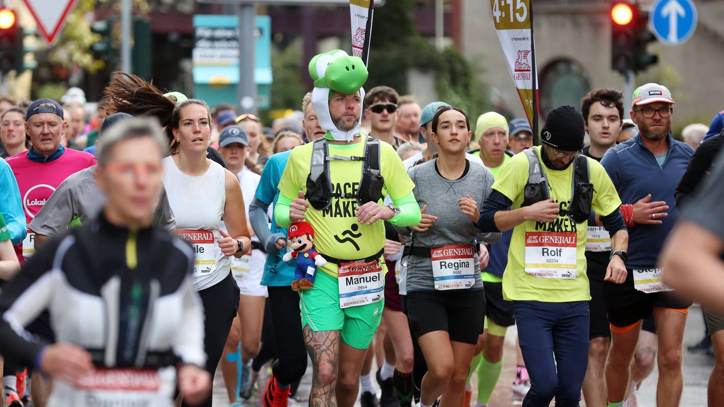 05.10.2025
Köln:
27. Generali Köln Marathon: Die Laufveranstaltung wird immer beliebter, in diesem Jahr sind 37.000 Teilnehmende angemeldet.
Foto: Martina Goyert