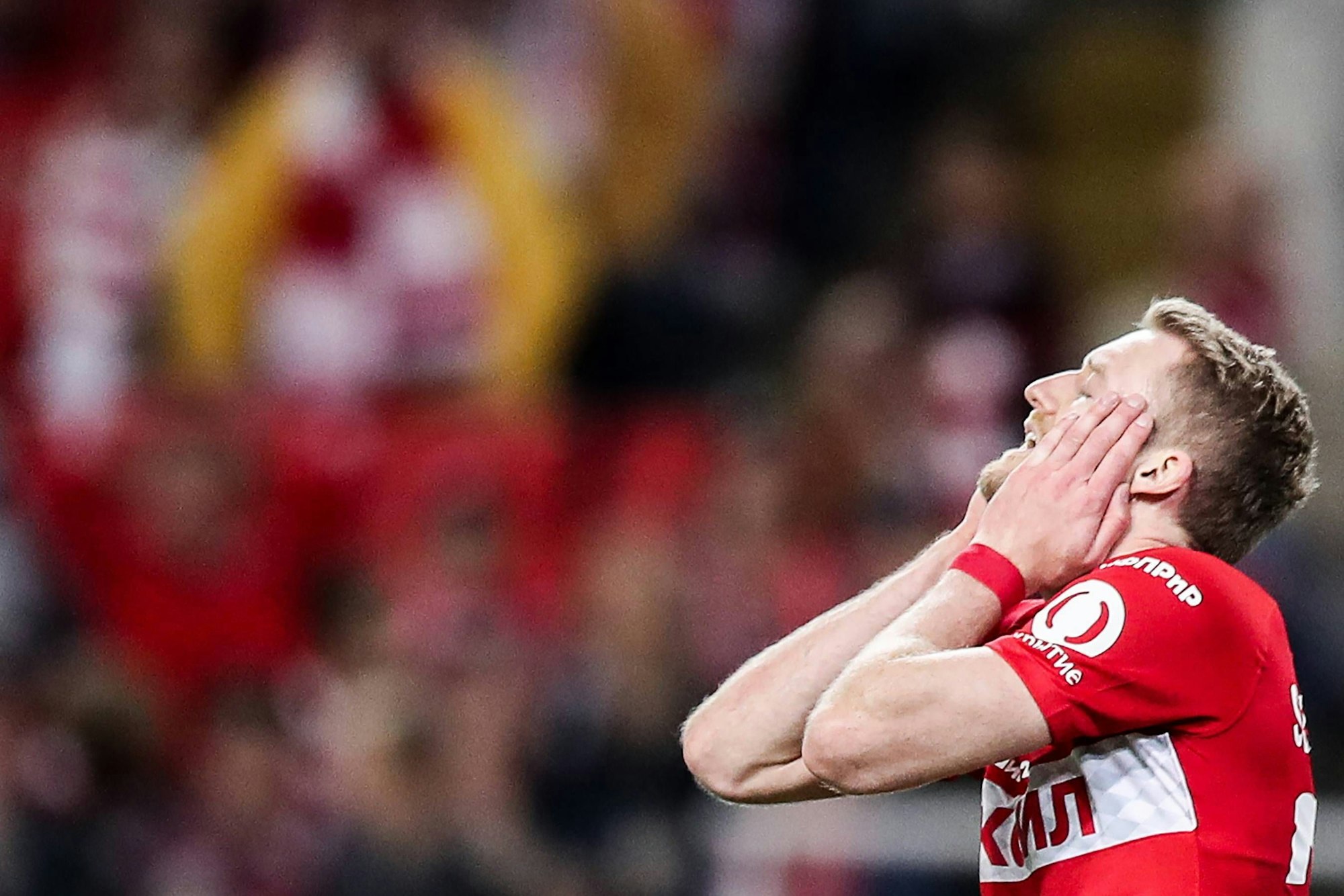 Andre Schürrle bei einem Fußballspiel für Spartak Moskau.