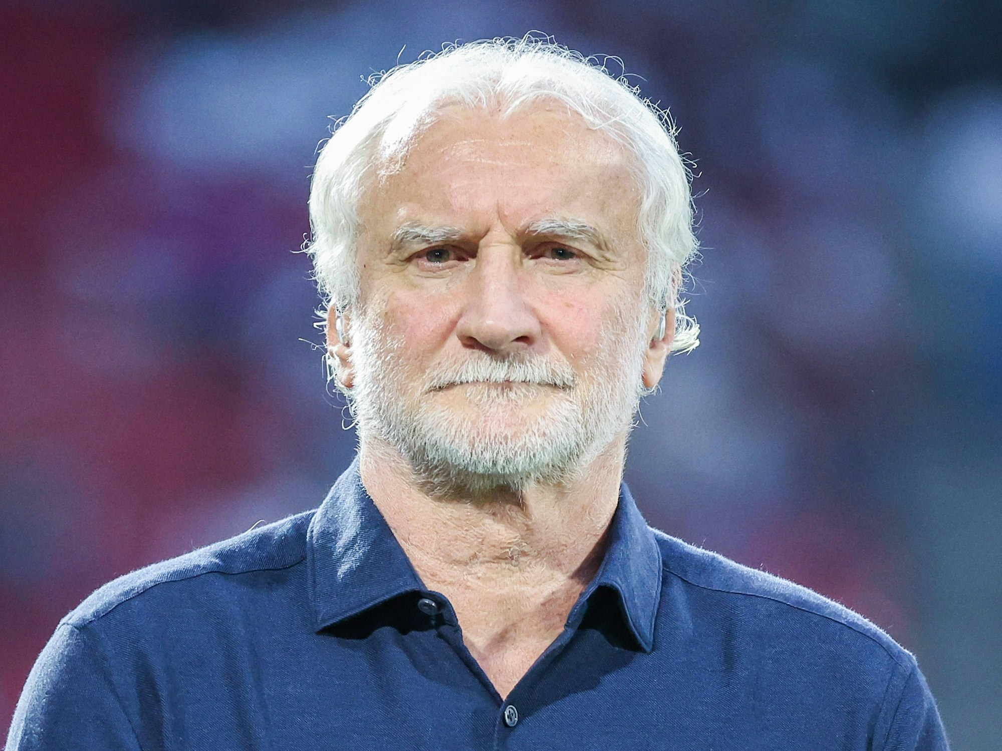 Sportdirektor Rudi Völler bei der WM-Qualifikation.