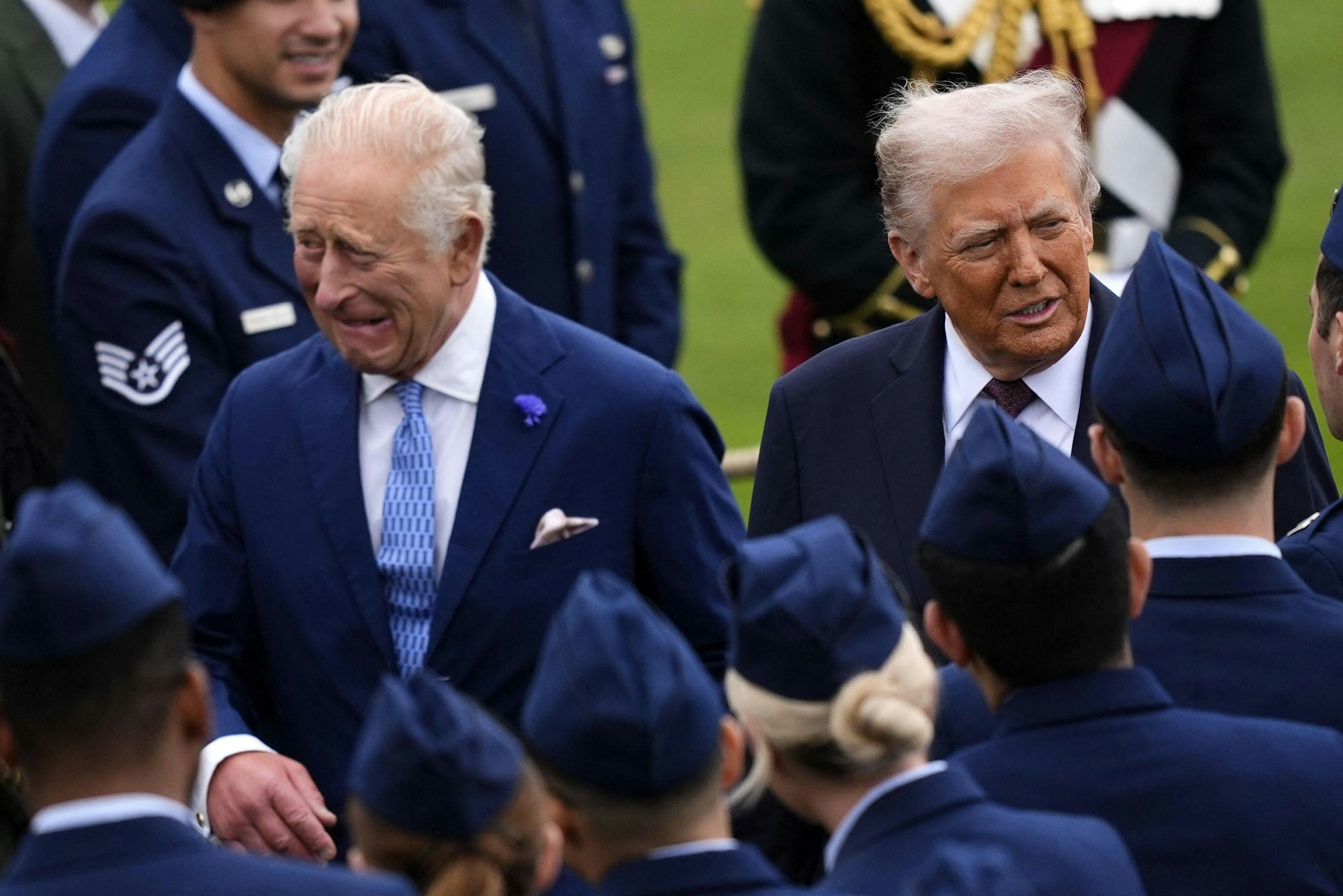 König Charles und Donald Trump beim Staatsbesuch 2025.