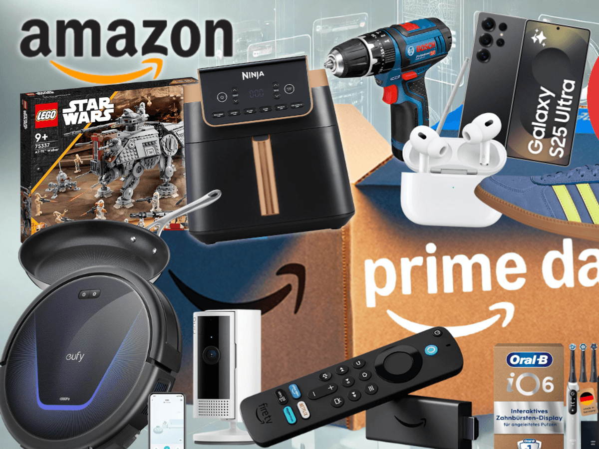 Amazon Prime Deal Days Produkte aus Baumarkt, Mode, Technik, Haushalt, mit dabei Marken wie Levi's, New Balance, Bosch Professional, Lego, Skechers, Bose, Philips, Tefal.