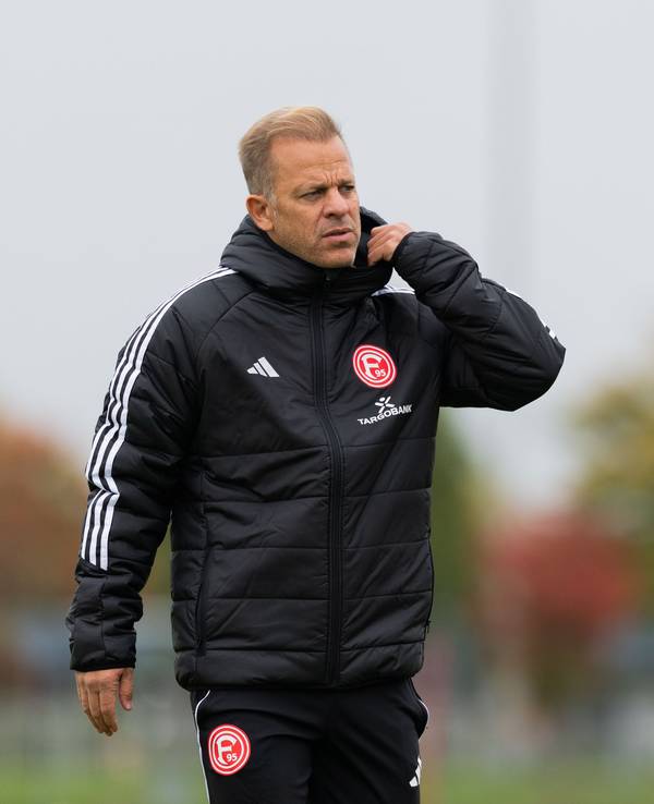 Markus Anfang auf dem Trainingsplatz.