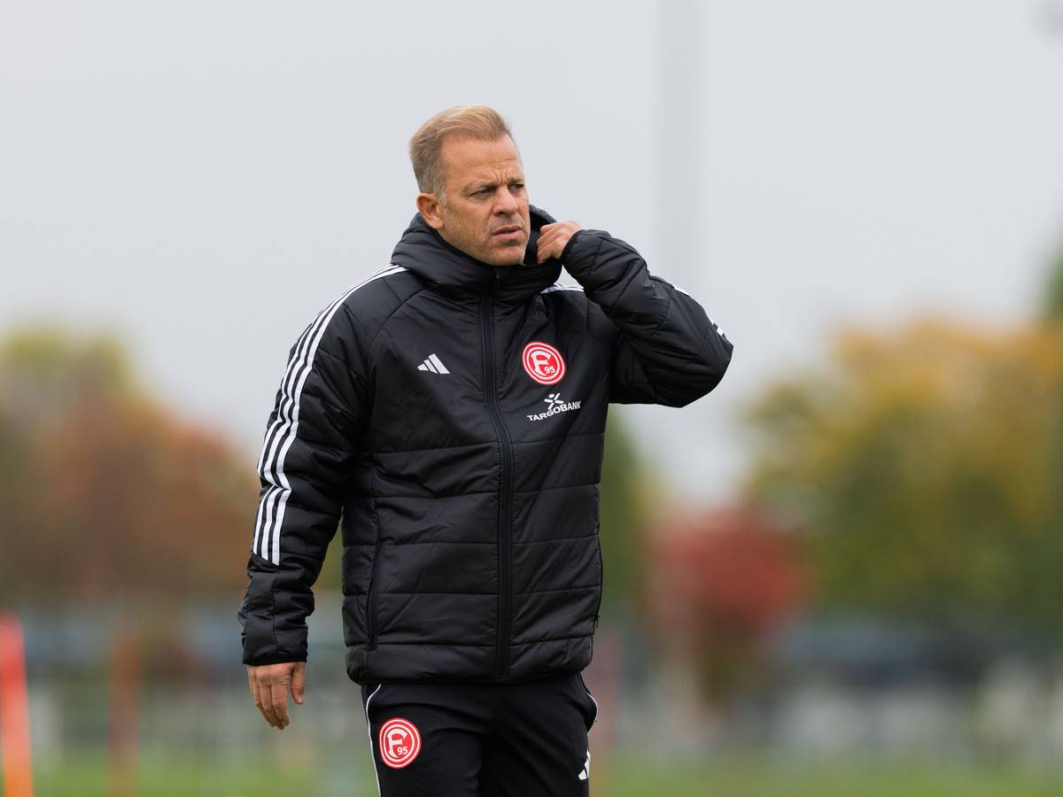 Markus Anfang auf dem Trainingsplatz.