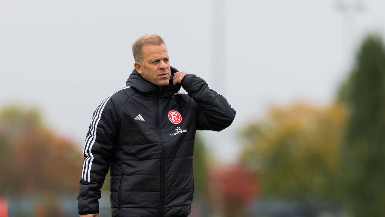 Markus Anfang auf dem Trainingsplatz.