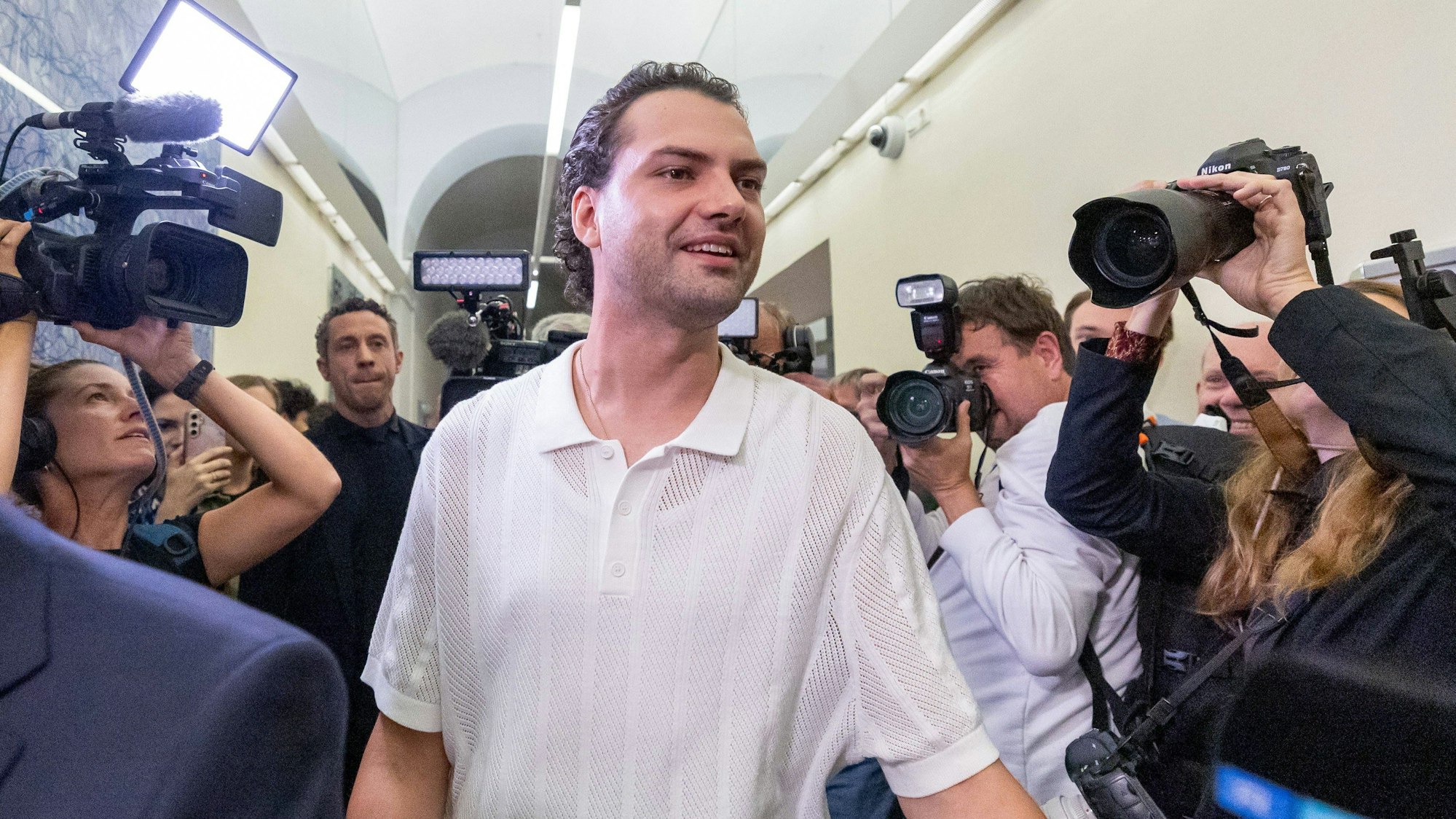 Jimi Blue Ochsenknecht und Kamerateam