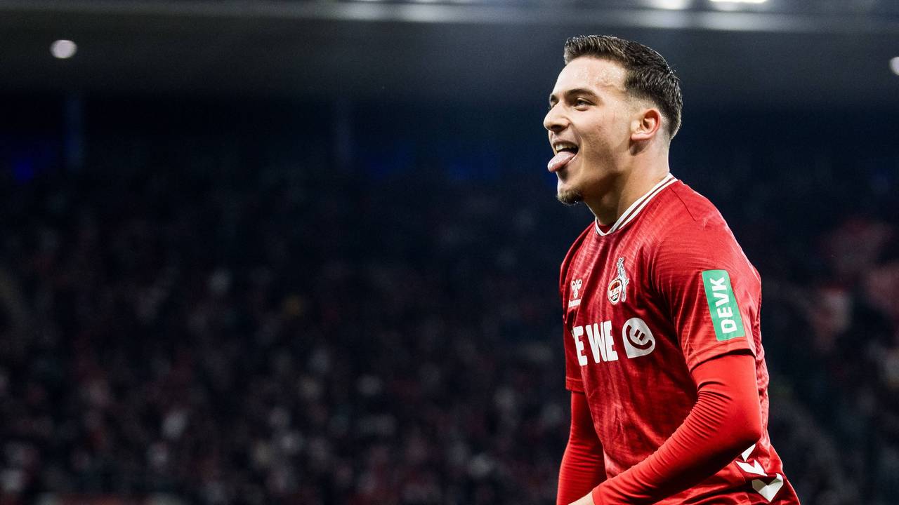 Said El Mala jubelt über seinen Treffer gegen die TSG Hoffenheim.