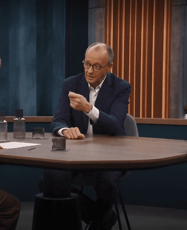Friedrich Merz am 5. Oktober bei Caren Miosga.