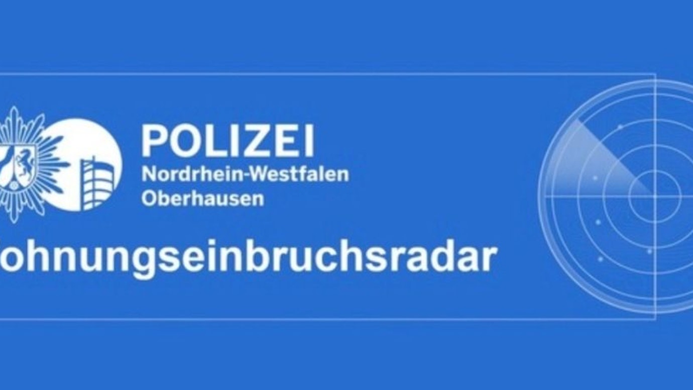 Wohnungseinbruchsradar der Polizei Oberhausen