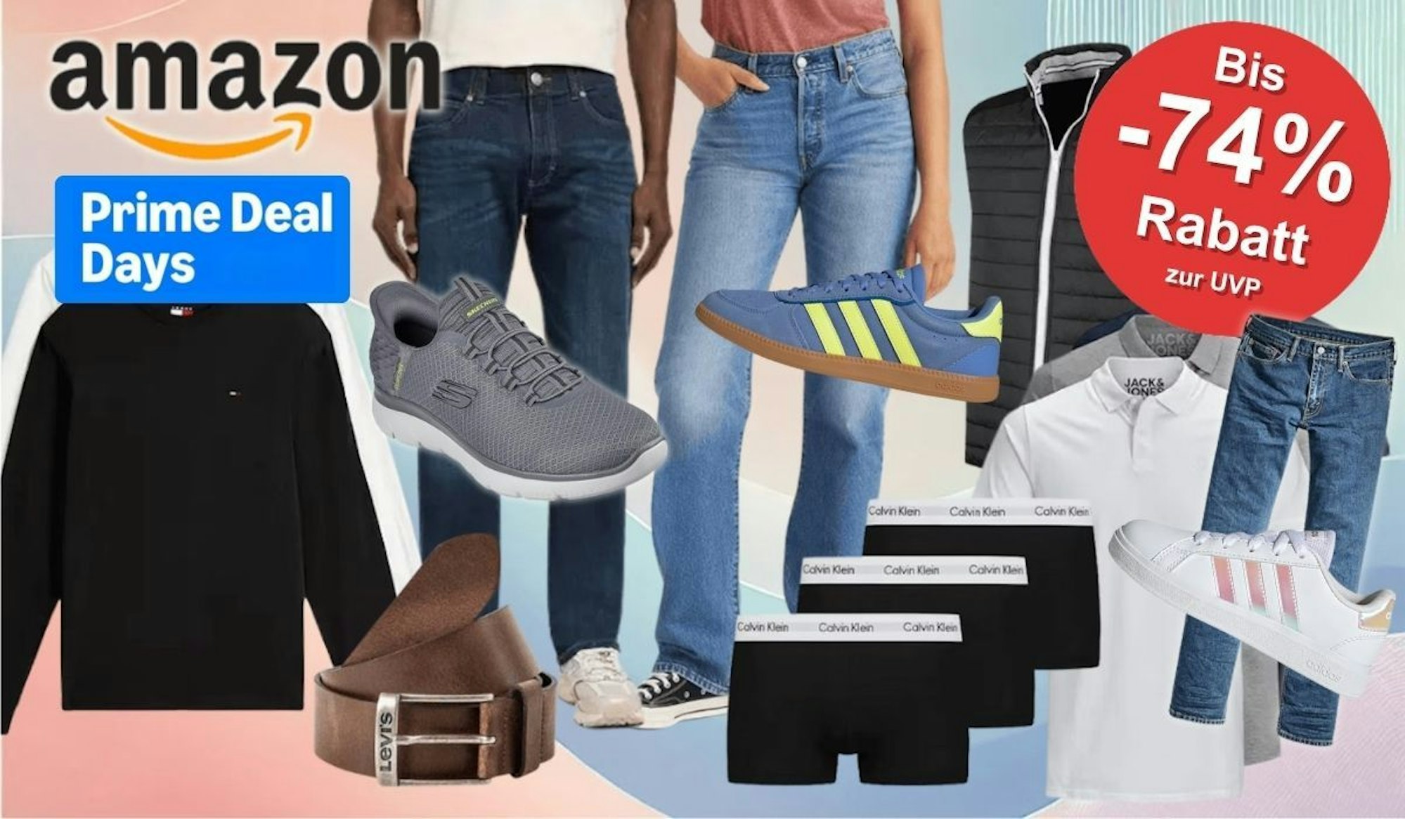 Viele Modestücke von bekannten Marken bei Amazon Prime Day Deals.