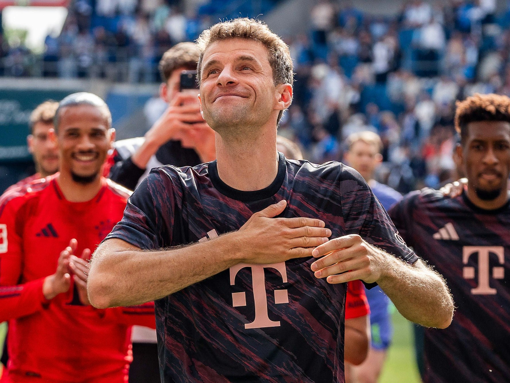 Thomas Müller bei seinem letzten Bundesligaspiel für den FC Bayern München.