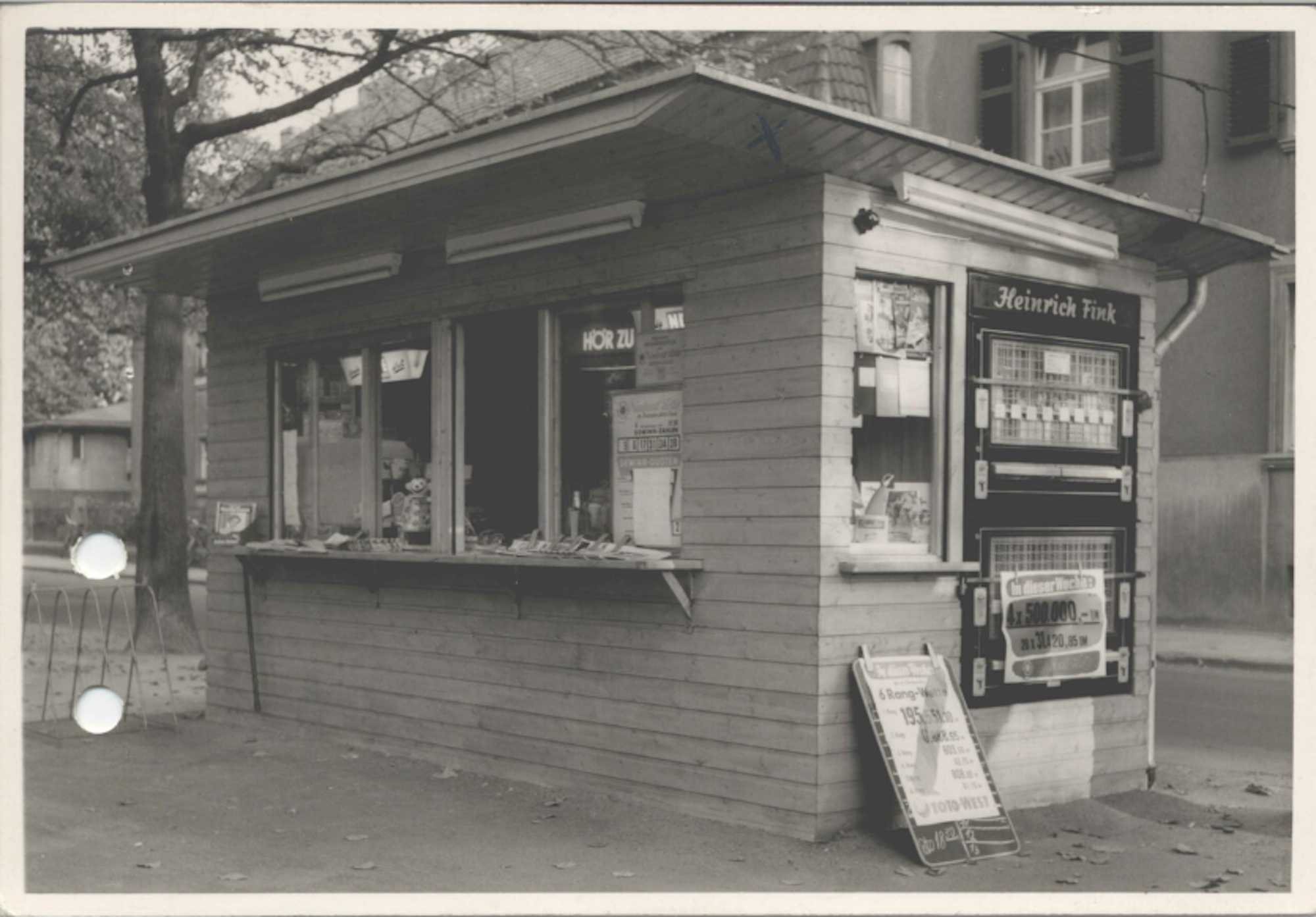 Annahmestelle aus dem Jahr 1959
