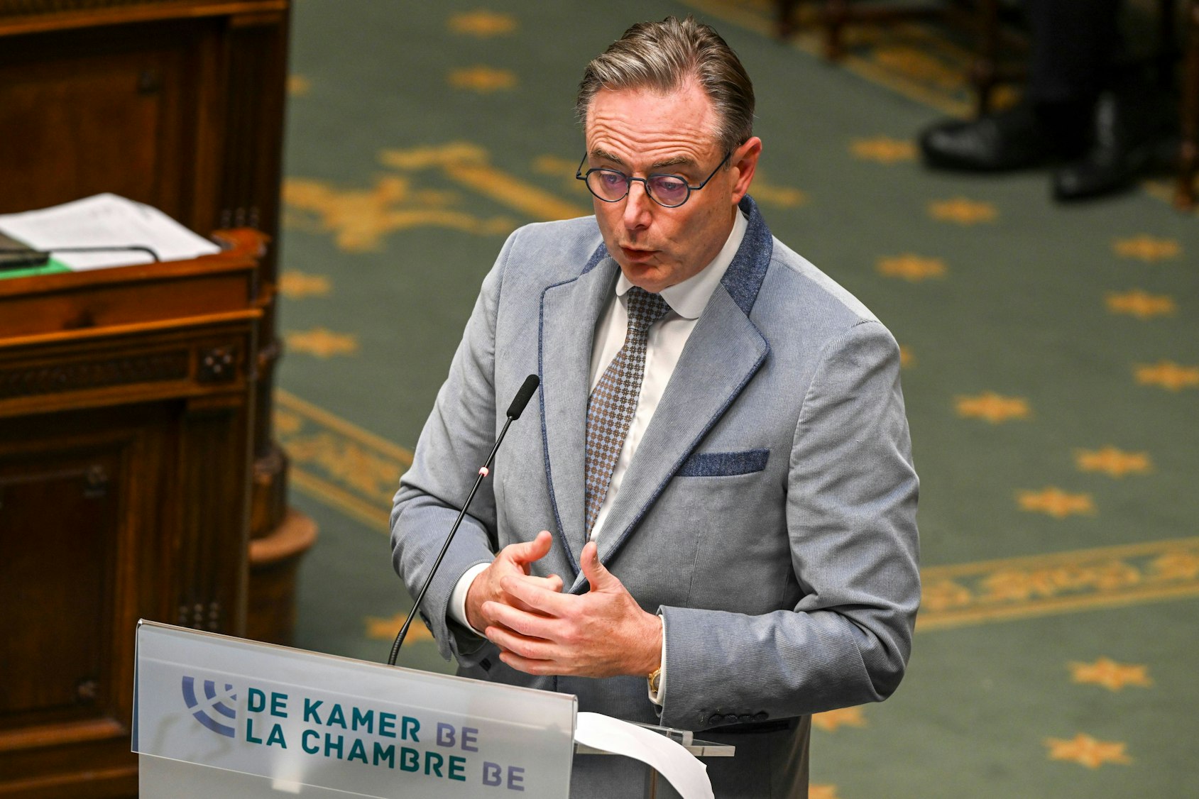 Der belgische Premierminister Bart De Wever sollte Ziel eines Anschlags werden.