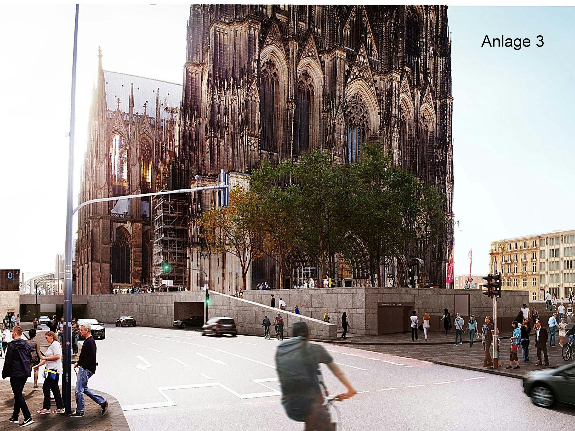 So soll der Dom-Sockel nach der Neugestaltung aussehen.