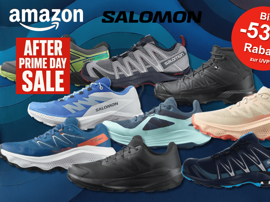 Darstellung von Salomon Sneaker im Sale bei Amazon.