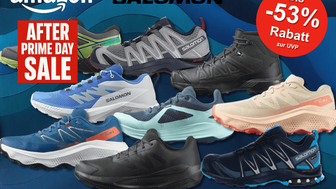 Darstellung von Salomon Sneaker im Sale bei Amazon.