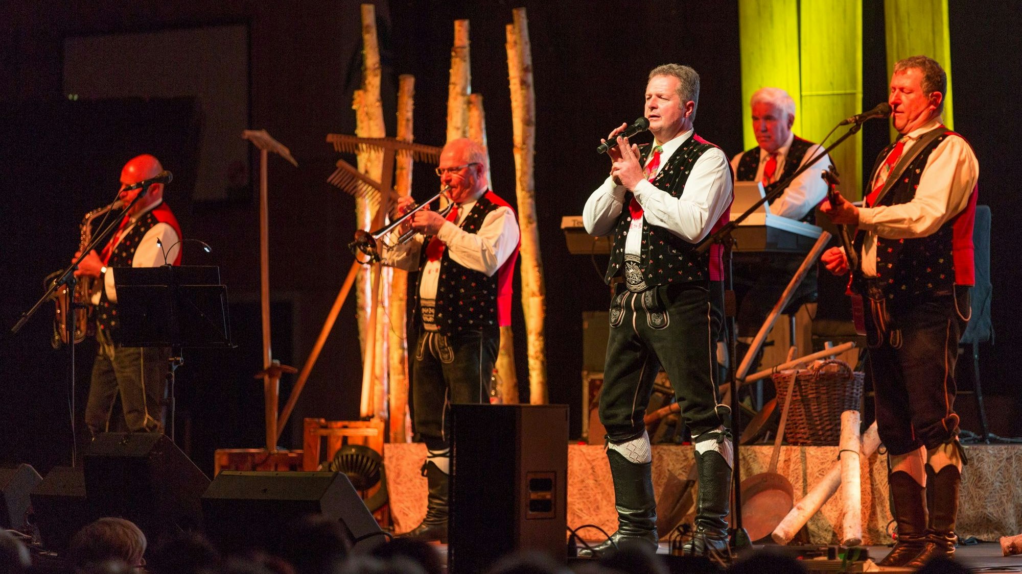 Kastelruther Spatzen bei eine Auftritt