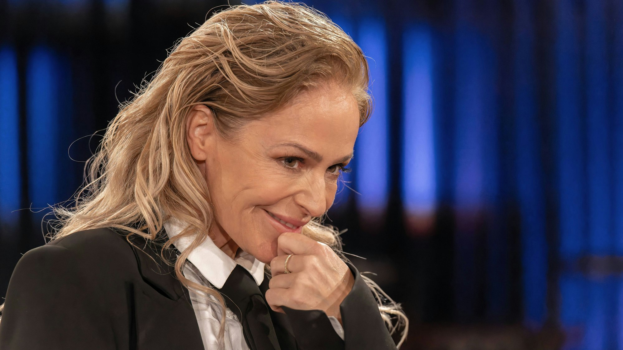 Michelle bei ihrem Auftritt im „Kölner Treff“.