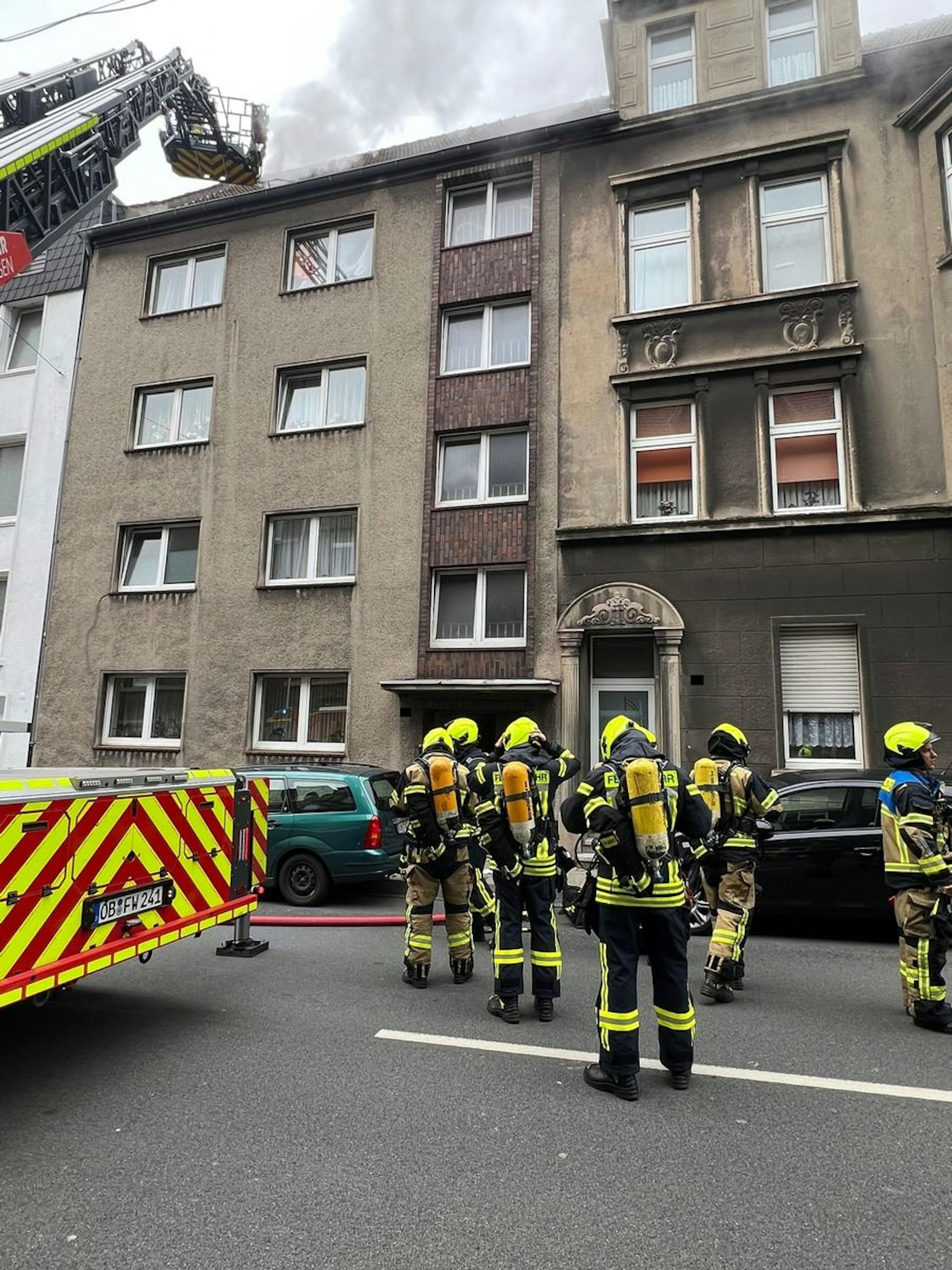 Feuerwehreinsatz in Oberhausen