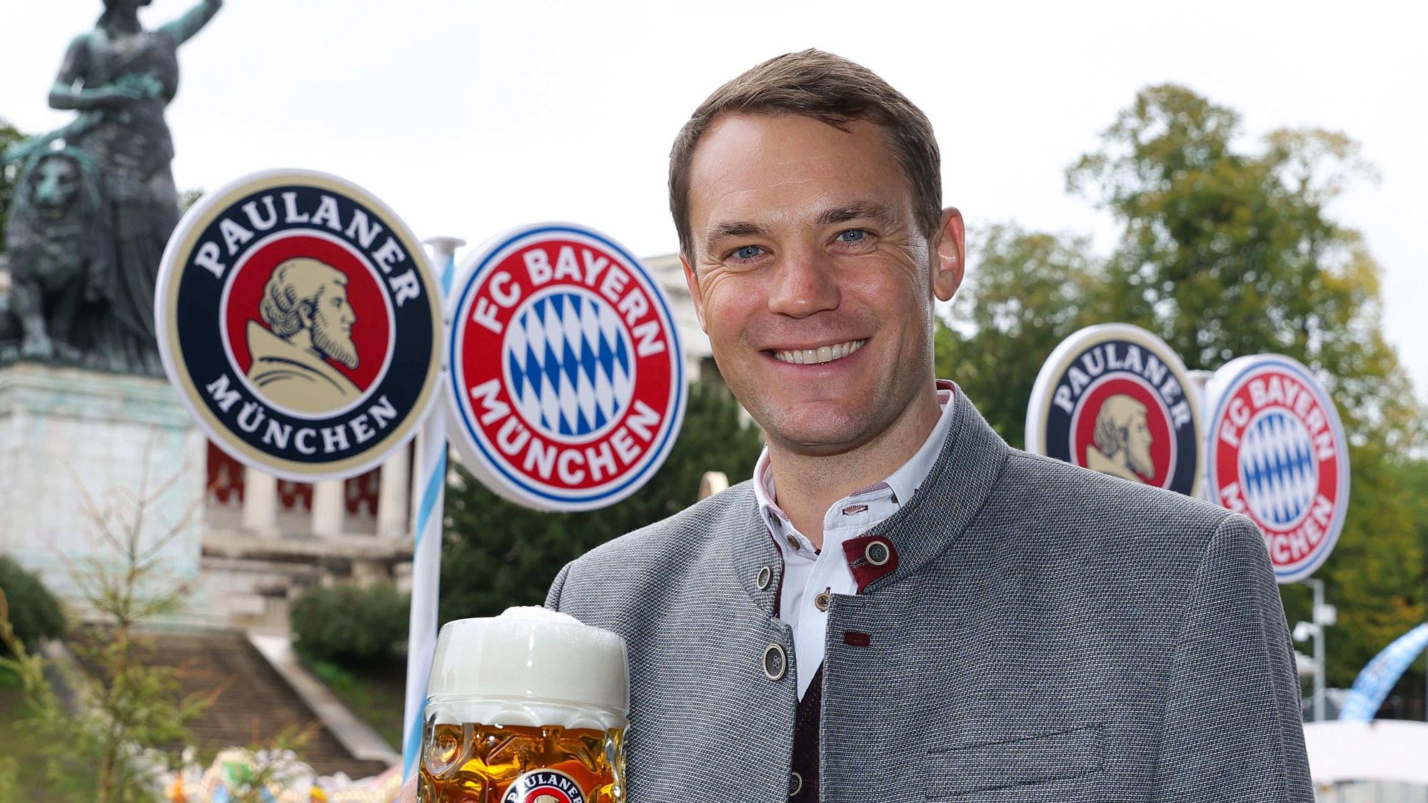 Manuel Neuer auf dem Oktoberfest