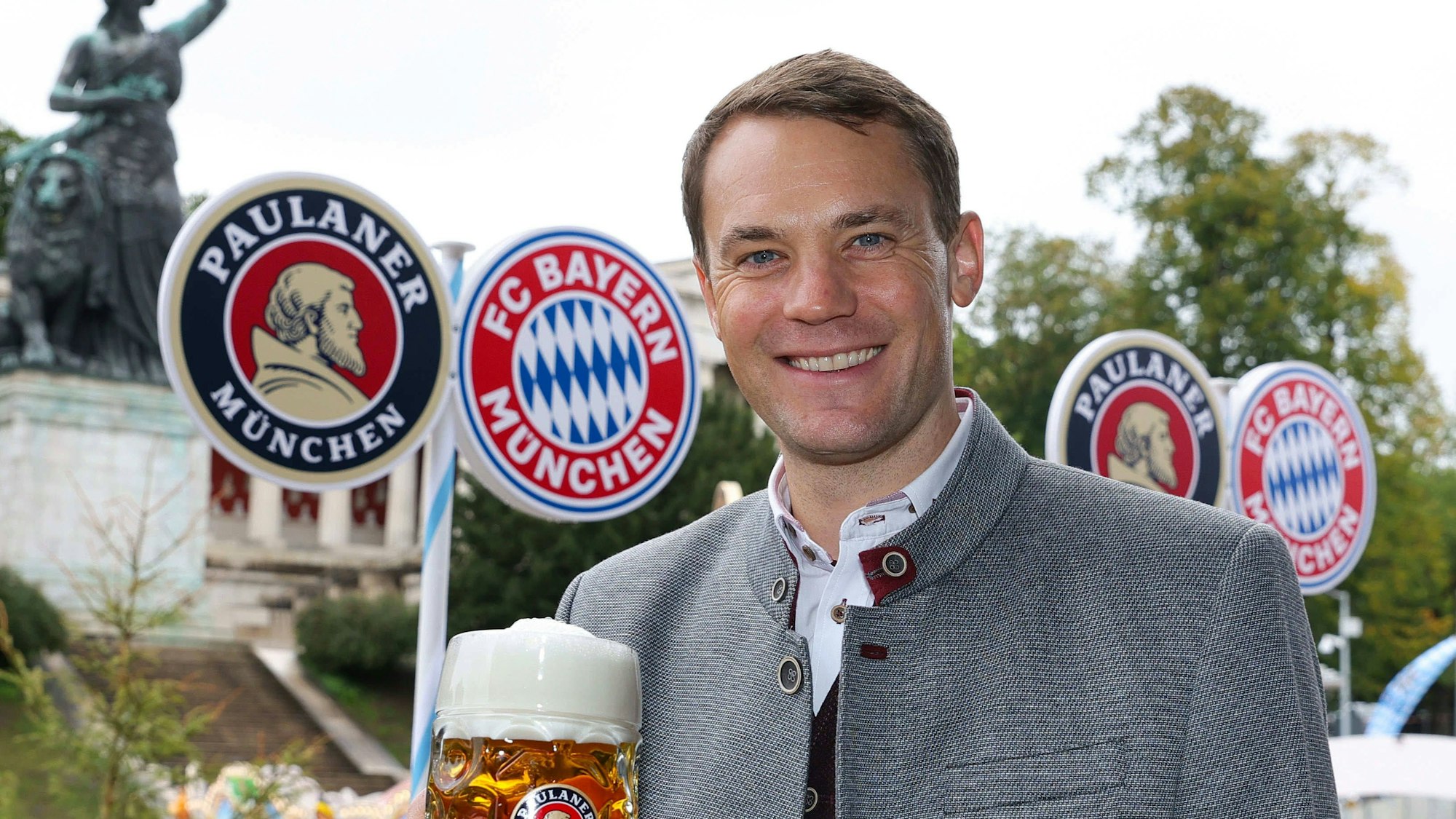 Manuel Neuer auf dem Oktoberfest