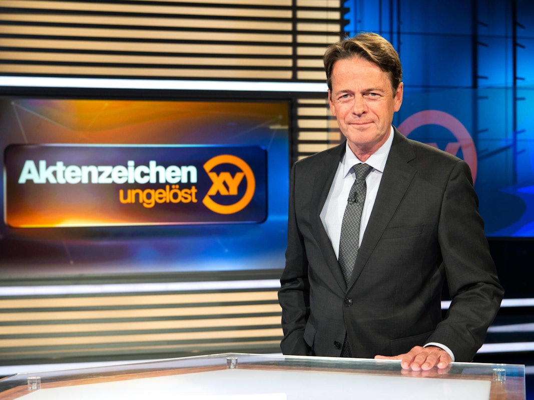 Rudi Cerne in der „XY“-Kulisse.