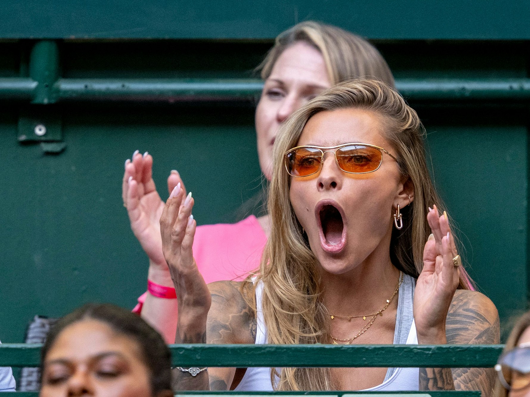 Sophia Thomalla hat Temperament, wie sich hier bei einem Tennisspiel ihres Freundes Alexander Zverev zeigt.
