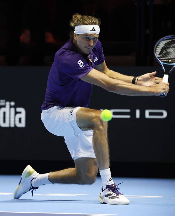 Alexander Zverev in Aktion.