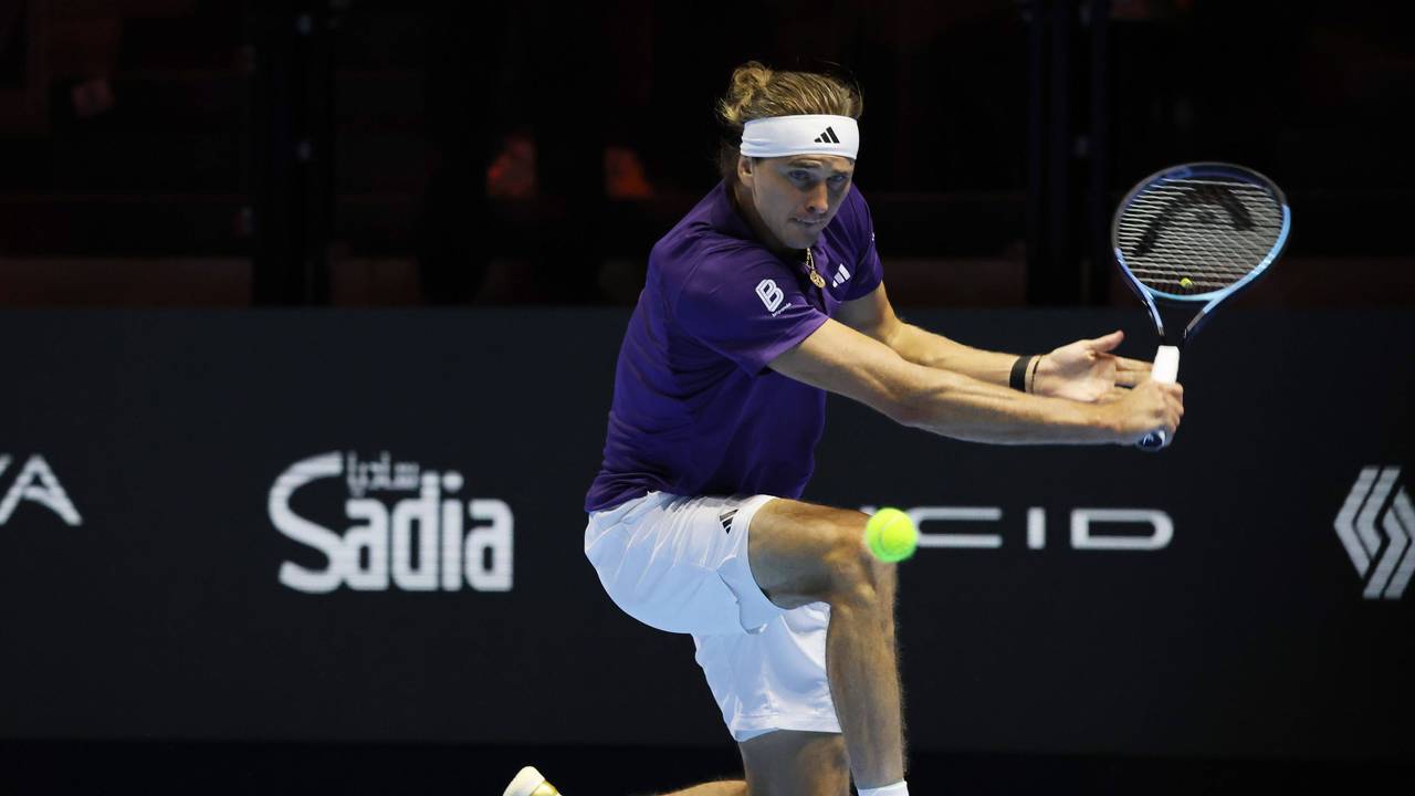 Alexander Zverev in Aktion.