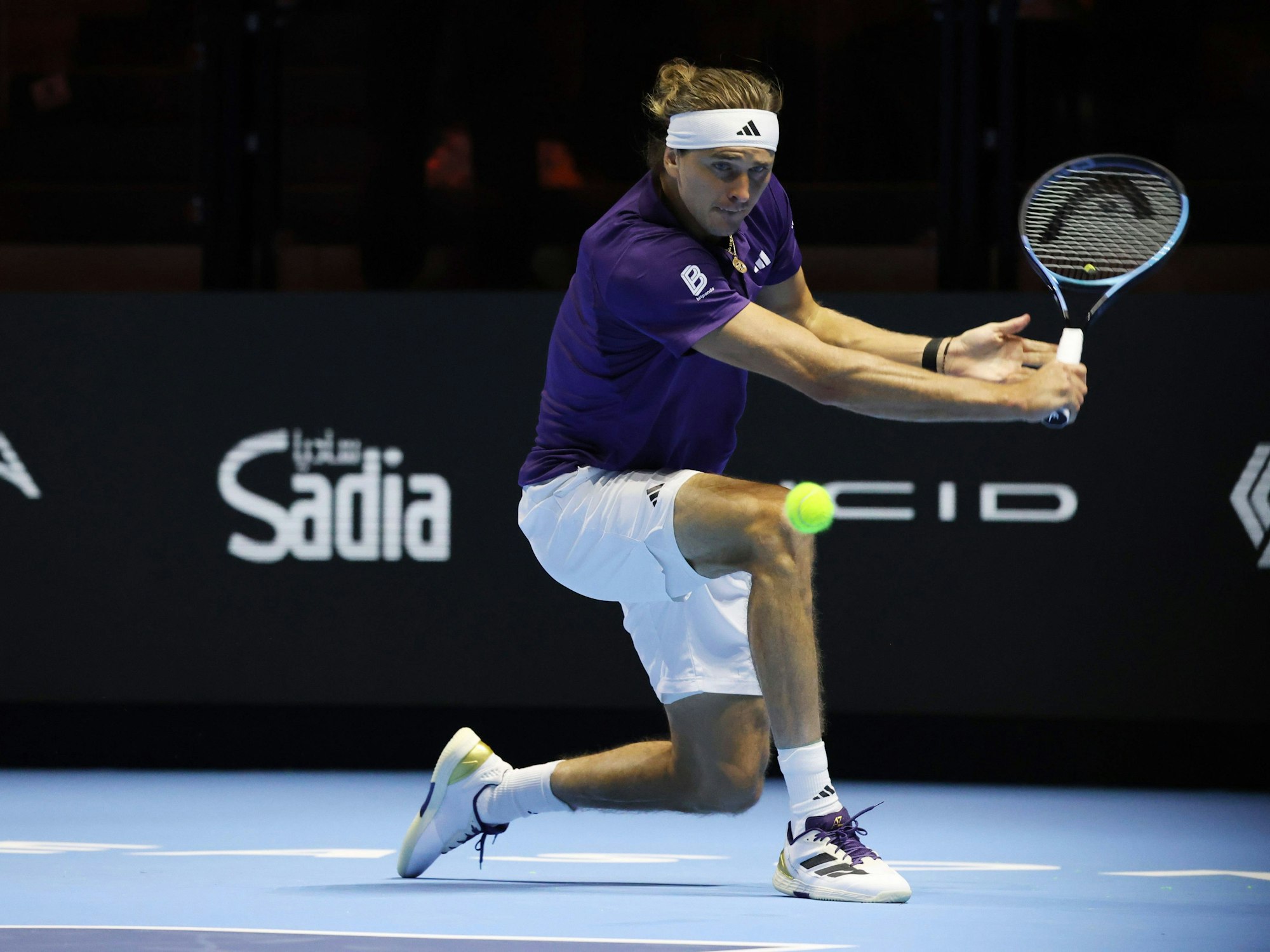 Alexander Zverev in Aktion.