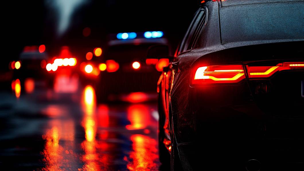 Polizei-Lichter.