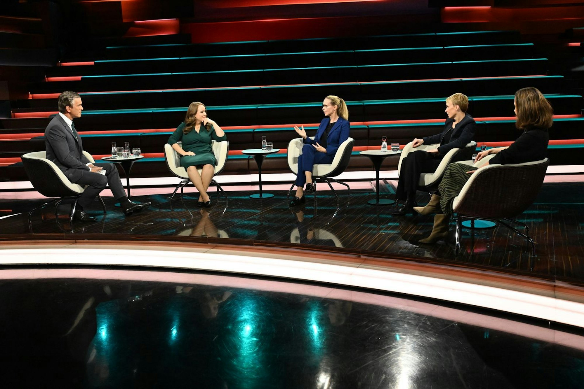 Am Donnerstagabend beschäftigte die Runde bei „Markus Lanz“ unter anderem der Stand der Debattenkultur in Deutschland. (Bild: ZDF / Cornelia Lehmann)