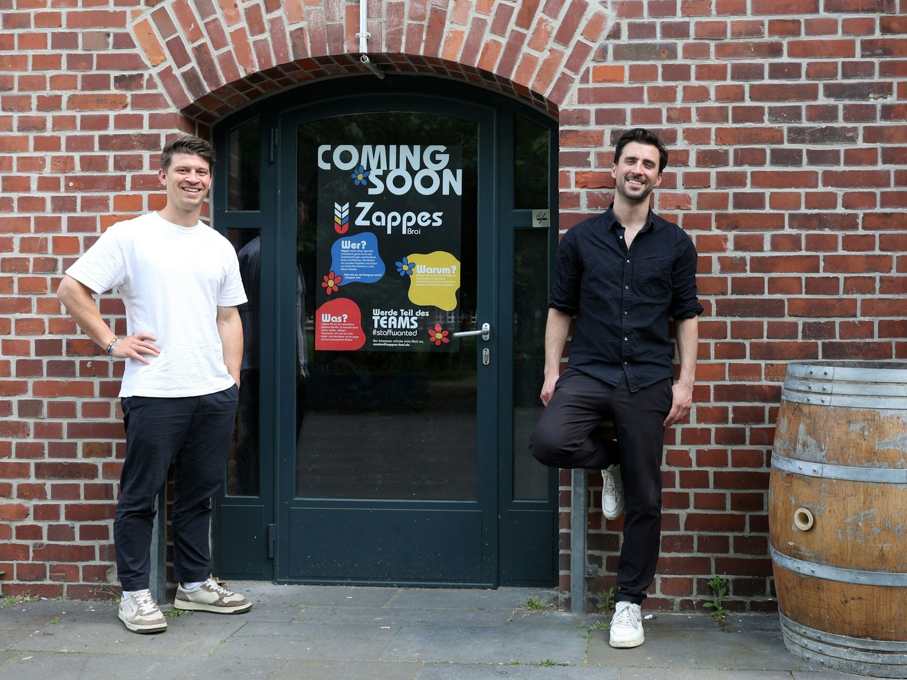 Nicolas Lutz (links) und Maximilian Koeser von Zappes Broi
