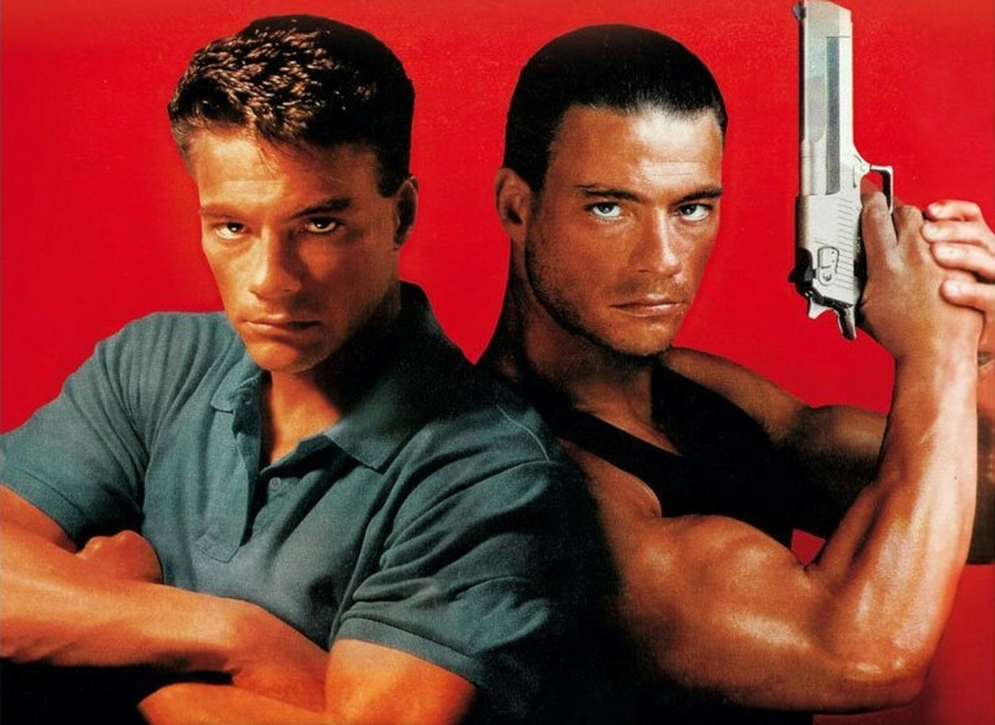 Hollywood wollte Jean-Claude Van Damme zu seinen Glanzzeiten sogar gleich doppelt auf der Leinwand sehen: In „Geballte Ladung - Double Impact“ (1991) spielte er Zwillingsbrüder, die kurz nach ihrer Geburt getrennt wurden.  (Bild: NSM Records)
