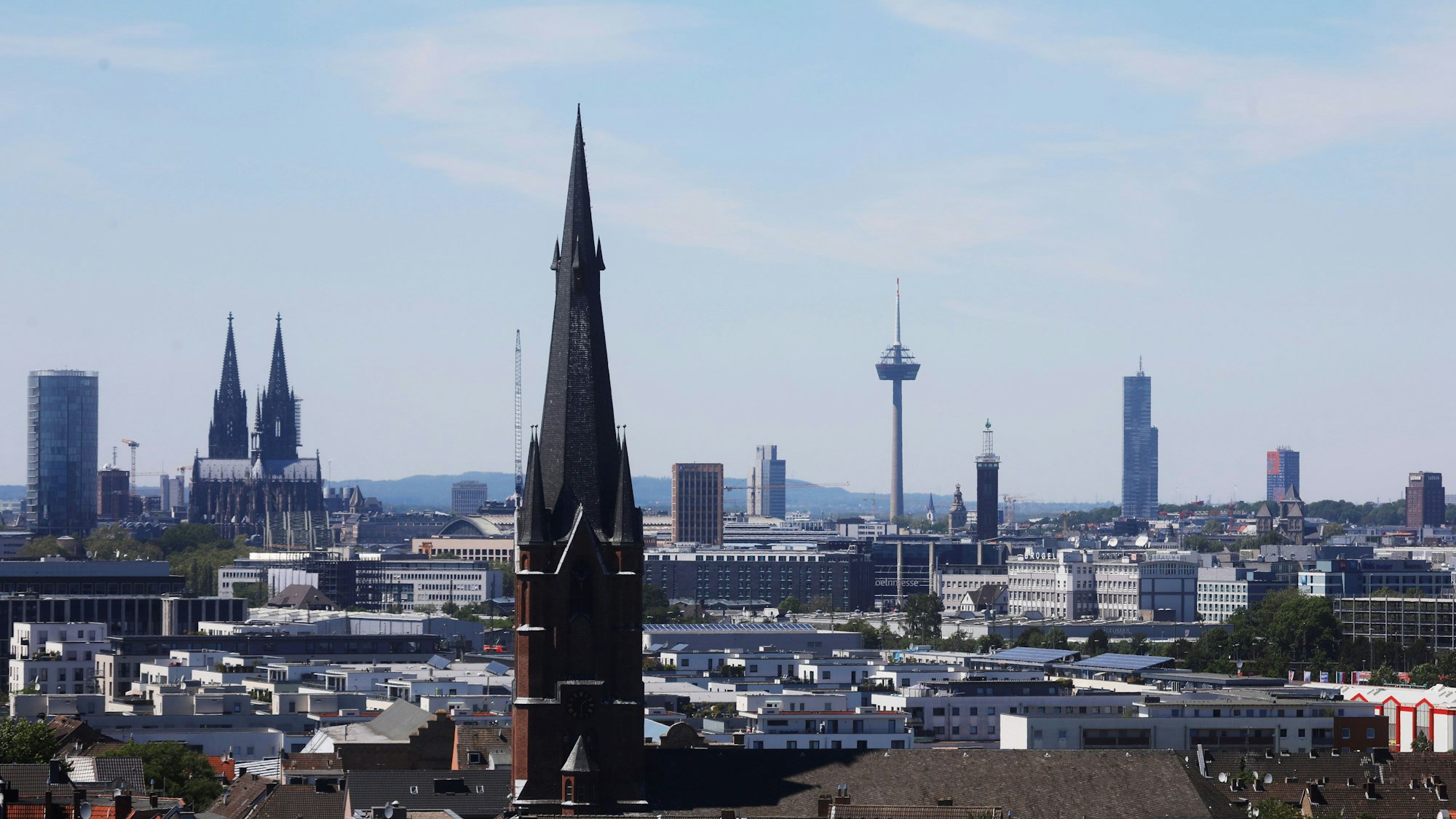 Die Skyline von Köln. Viele Hochhaus-Projekte sind über die Jahre eingestampft worden.