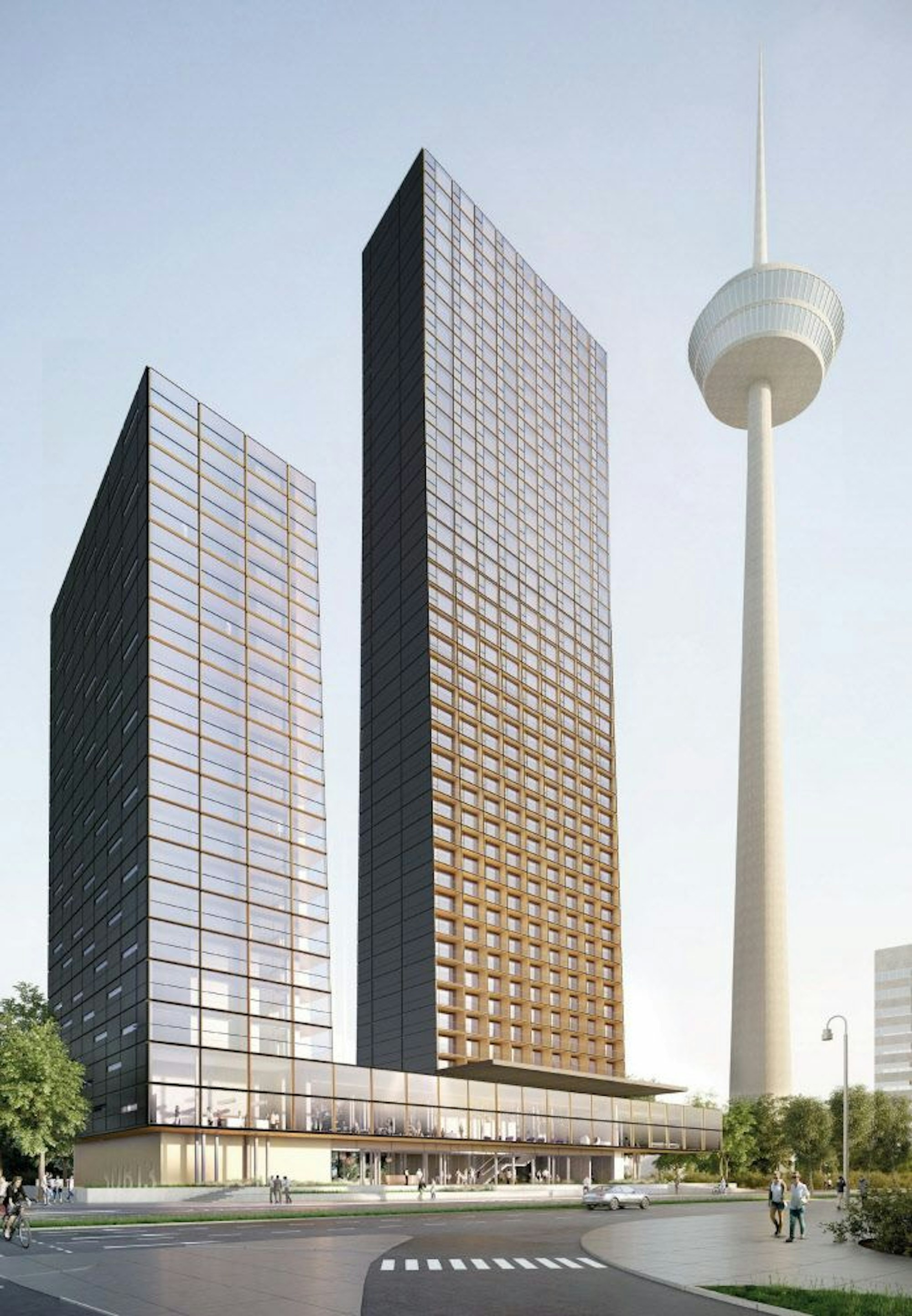 So stellten sich die Architekten von Delugan Meissl die Hochhäuser vor.