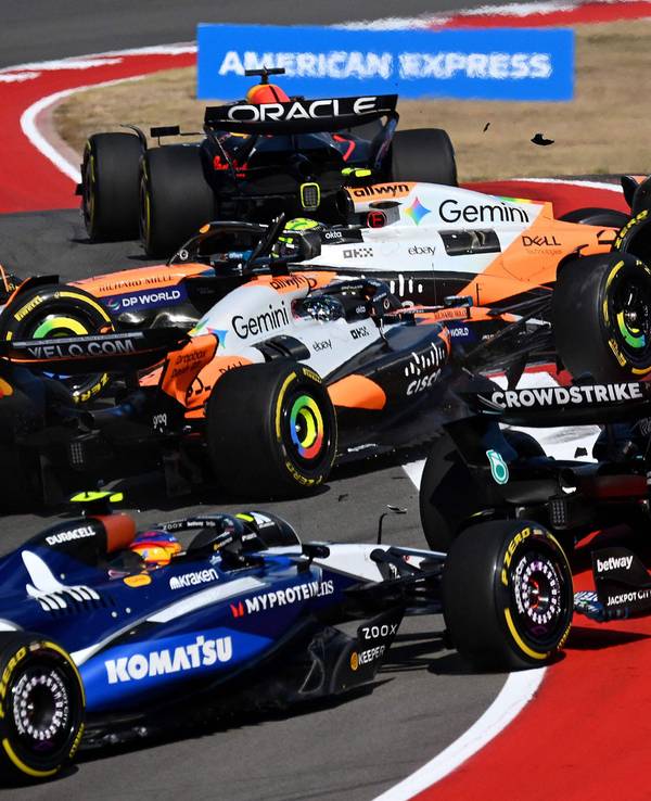 Oscar Piastri und Lando Norris nahmen sich in Austin gegenseitig raus.