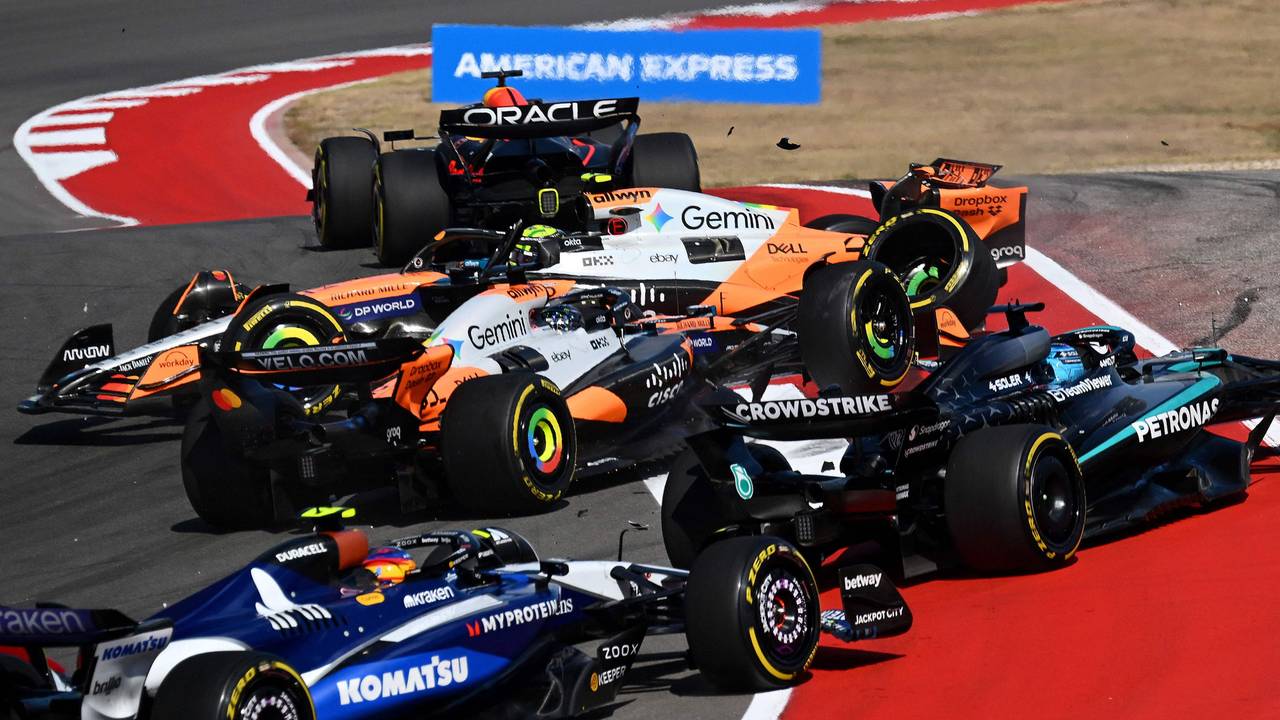 Oscar Piastri und Lando Norris nahmen sich in Austin gegenseitig raus.