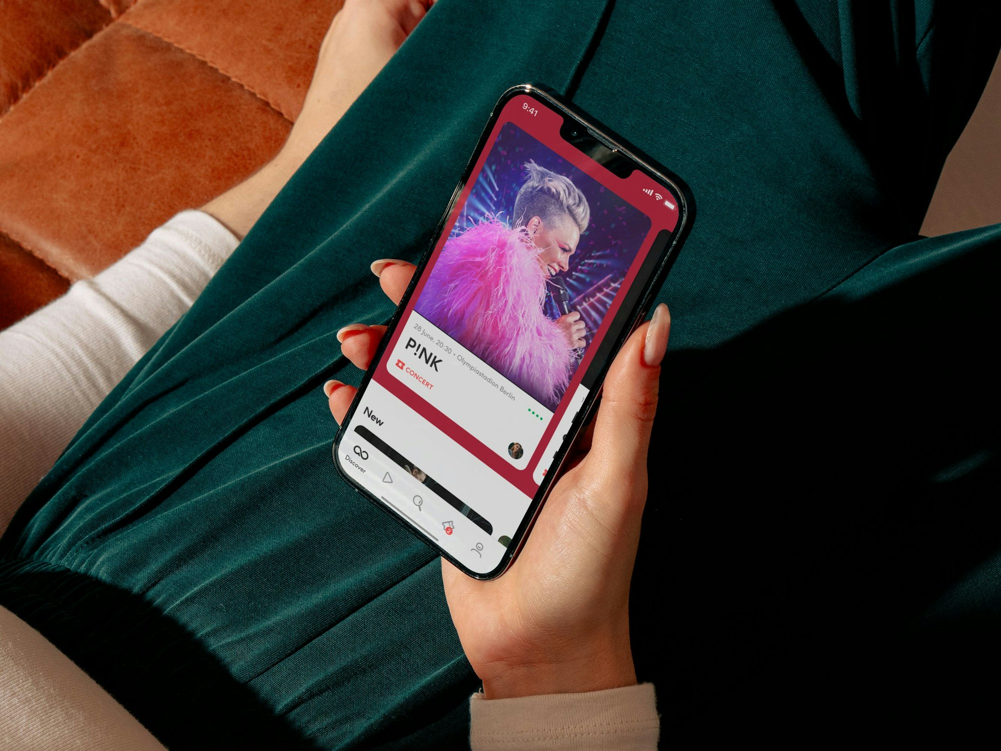 Blick auf die Abundo-App.