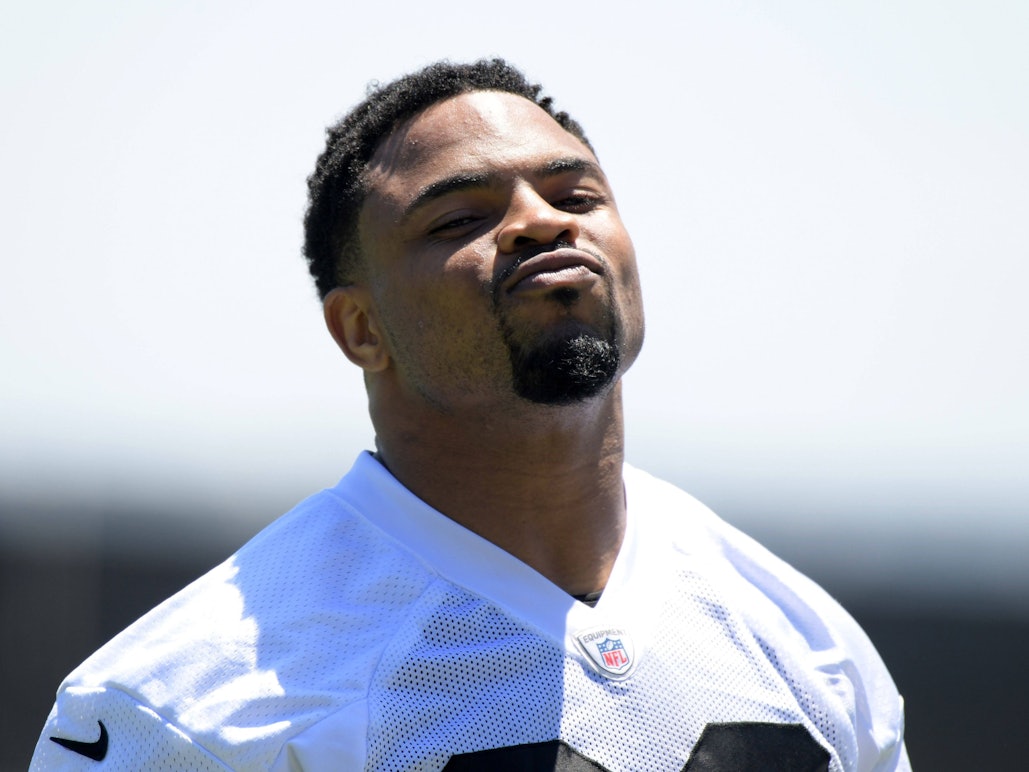 Doug Martin während des Trainings der Oakland Raiders.