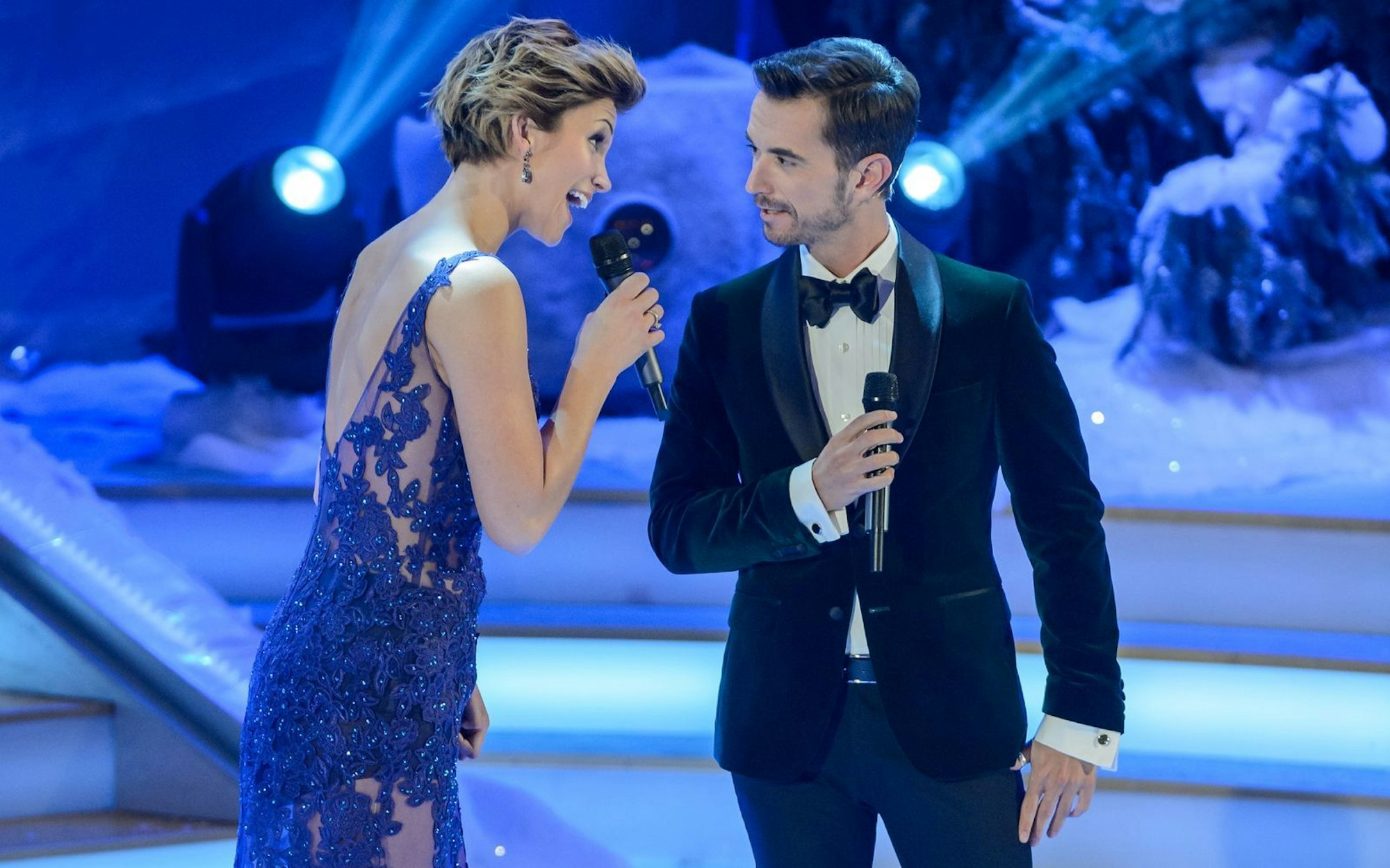 Anna-Maria Zimmermann und Florian Silbereisen sind bereits zusammen aufgetreten. (Bild: 2016 Getty Images/Jens Schlueter)
