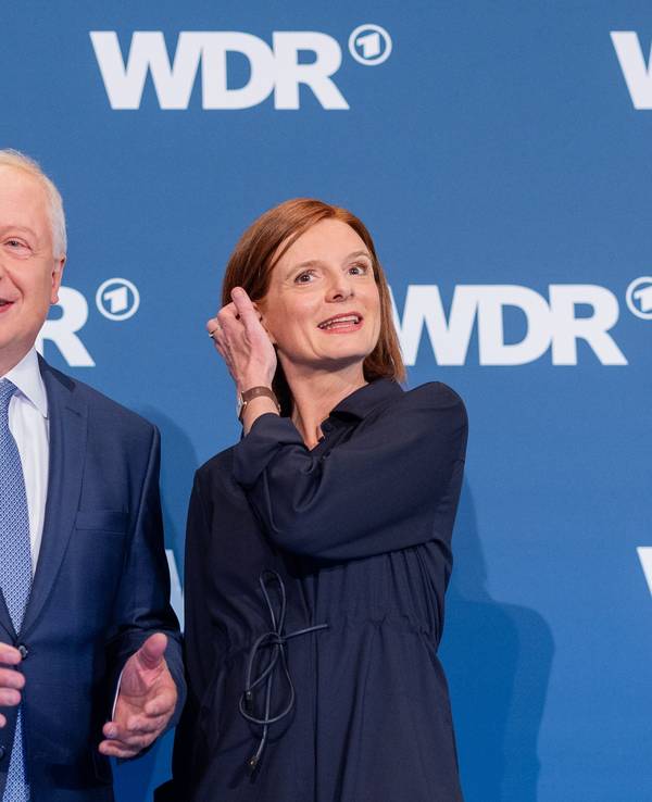 Katrin Vernau und Tom Buhrow im Kölner Gürzenich.
