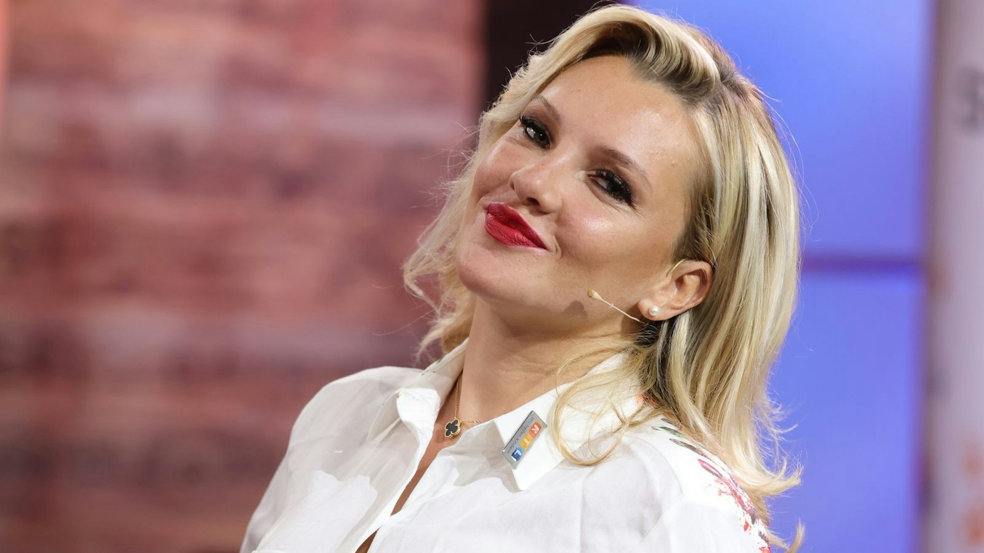 Evelyn Burdecki beim RTL-Spendenmarathon 2021. (Bild: 2021 Getty Images/Andreas Rentz)