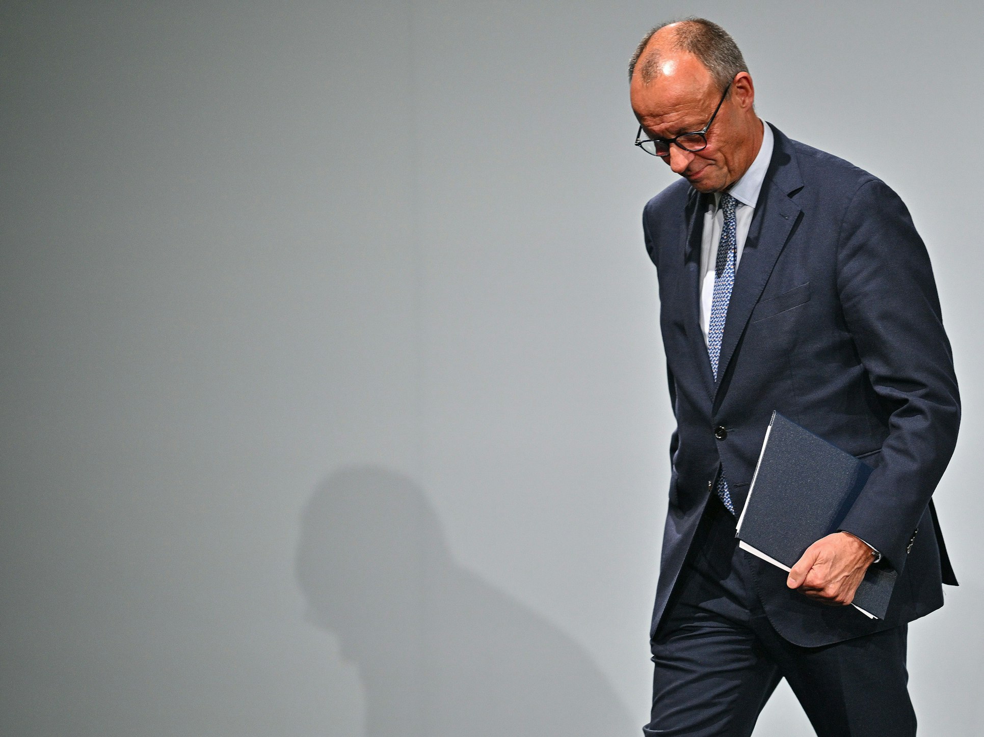 Bundeskanzler Friedrich Merz am 21. Oktober beim Spatenstich zum IPAI Campus in Heilbronn.